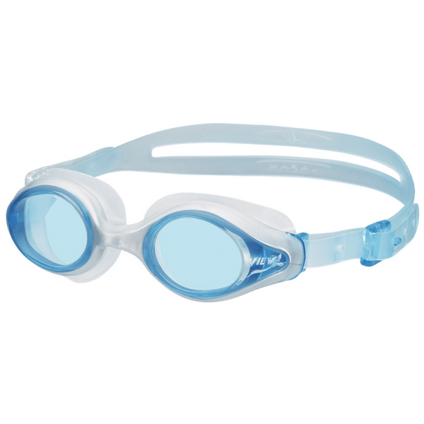 Lunettes de natation à la vue de couleur bleu