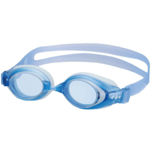 Lunettes de natation junior à la vue de couleur bleu