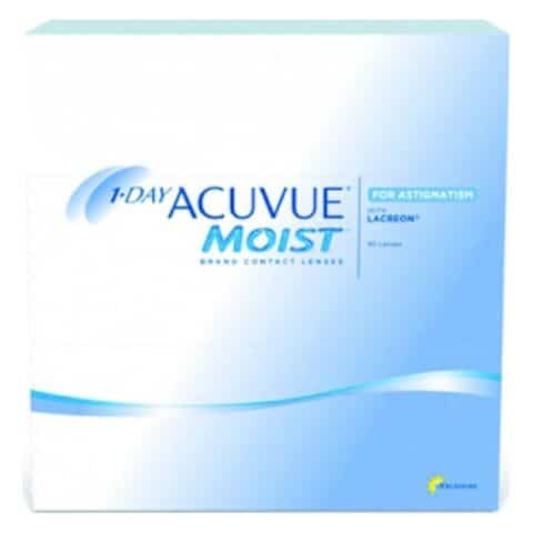 Boîte de 1-Day Acuvue Moist astigmatisme 90 lentilles (Acuvue)