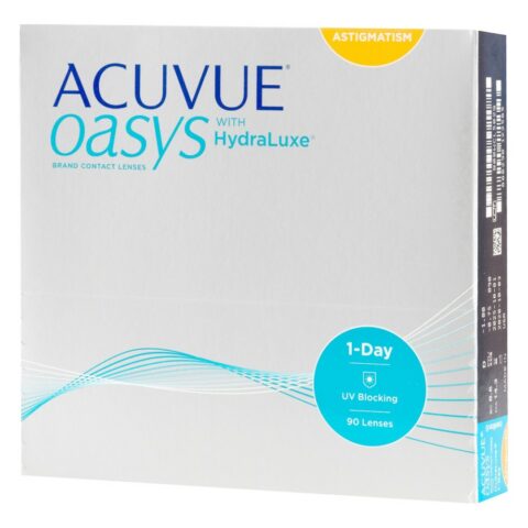 Boîte de Acuvue Oasys 1-Day astigmatisme 90 lentilles (Acuvue)