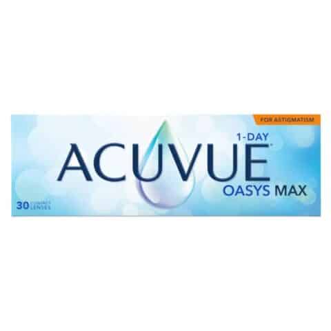 Boîte de Acuvue Oasys Max 1-Day astigmatisme 30 lentilles (Acuvue)