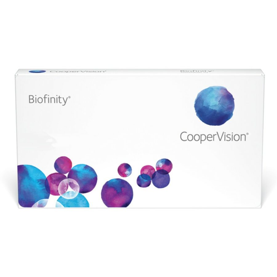 Boîte de Biofinity 3 lentilles (CooperVision)