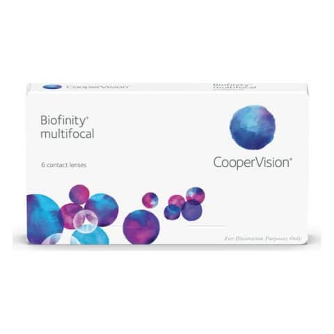 Boîte de Biofinity multifocales 6 lentilles (CooperVision)