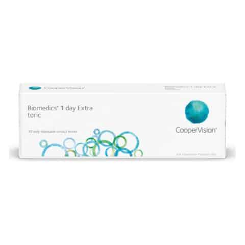 Boîte de Biomedics 1 Day Extra astigmatisme 30 lentilles (CooperVision)