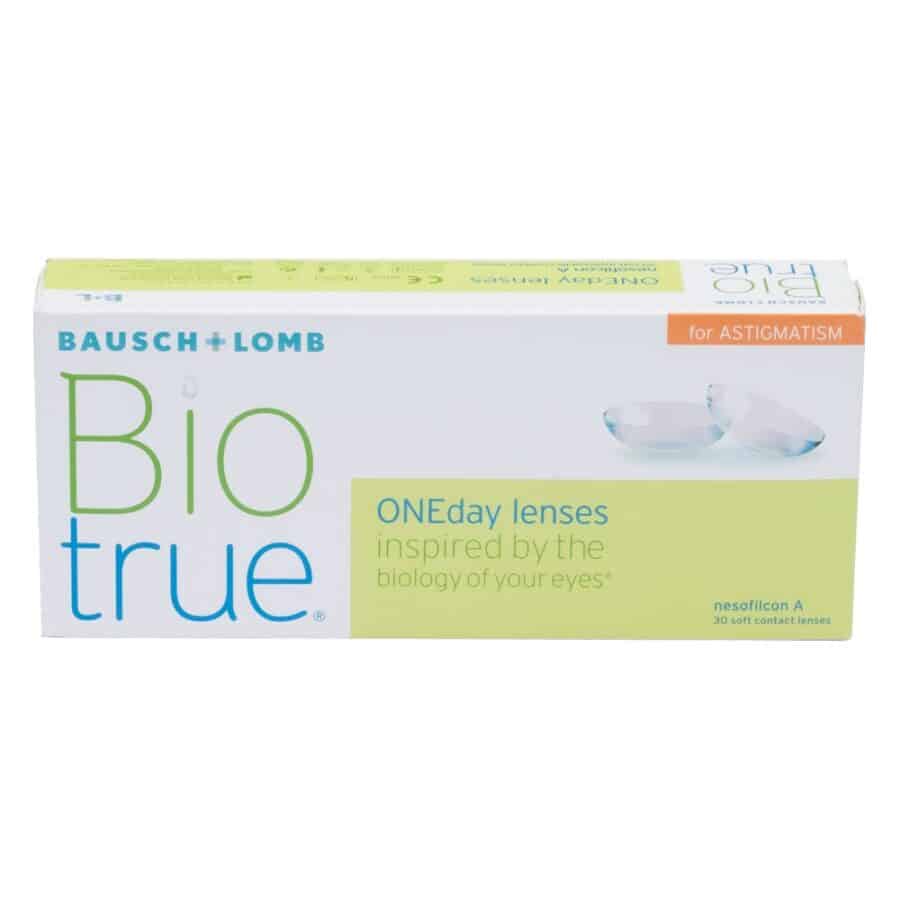 Boîte de Biotrue ONEday astigmatisme 30 lentilles (Bausch + Lomb)