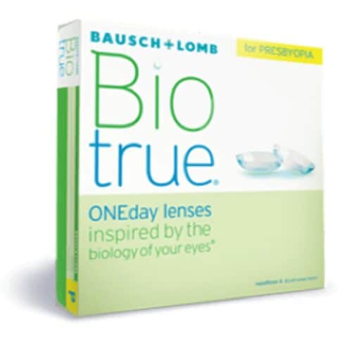 Boîte de Biotrue ONEday multifocales 90 lentilles (Bausch + Lomb)